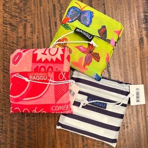 🌟 3 Brand New BAGGU Bags